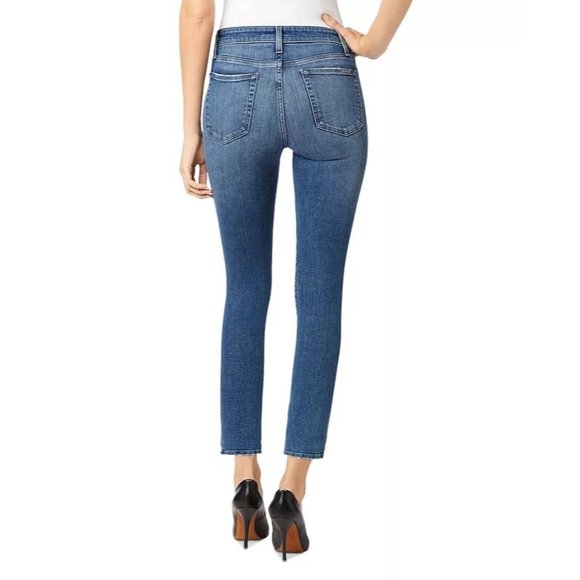 JOE'S JEANS The Lara Mid Rise Cigarette Ankle Jeans In Andover - Size 27 - Picture 2 of 4